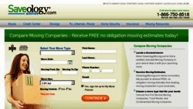 What Saveologymoving.com website looked like in 2012 (11 years ago)