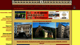 What Stredoslovenskemuzeum.sk website looked like in 2012 (11 years ago)