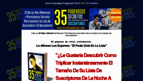 What Secretospoderosos.com website looked like in 2012 (11 years ago)