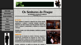 What Senhoresdofraque.com website looked like in 2012 (11 years ago)