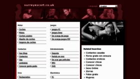 What Surreyescort.co.uk website looked like in 2012 (11 years ago)