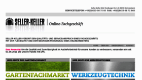 What Seller-keller.de website looked like in 2012 (11 years ago)