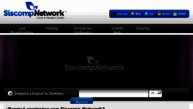 What Siscompnetwork.com website looked like in 2012 (11 years ago)