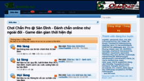 What Sandinh.net website looked like in 2012 (12 years ago)