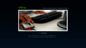What Syra.com.au website looked like in 2012 (11 years ago)