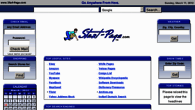 What Start-page.com website looked like in 2012 (11 years ago)
