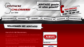 What Sontacki.de website looked like in 2012 (11 years ago)