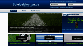 What Spielgeldwetten.de website looked like in 2012 (11 years ago)