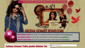 What Selenagomezzone.com website looked like in 2012 (11 years ago)