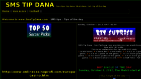 What Smstipdana.com website looked like in 2012 (11 years ago)