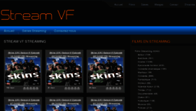 What Stream-vf.net website looked like in 2012 (11 years ago)