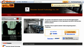 What Szsenwell.com.cn website looked like in 2012 (11 years ago)