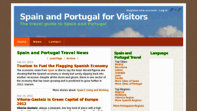What Spainforvisitors.com website looked like in 2012 (11 years ago)