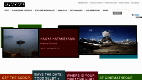 What Sfmoma.com website looked like in 2012 (11 years ago)