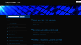 What Suryamovies.com website looked like in 2012 (11 years ago)