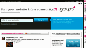 What Sixgroups.com website looked like in 2012 (11 years ago)