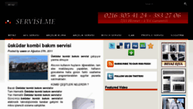 What Servisi.me website looked like in 2012 (11 years ago)
