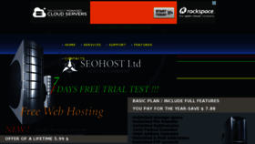 What Seohost.eu website looked like in 2012 (11 years ago)