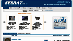 What Seedat.com.au website looked like in 2012 (13 years ago)