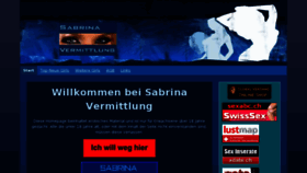 What Sabrina-vermittlung.com website looked like in 2012 (11 years ago)