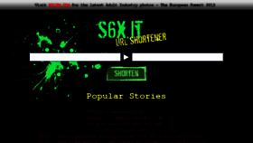 What S6x.org website looked like in 2012 (11 years ago)