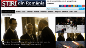 What Stiridinromania.ro website looked like in 2012 (11 years ago)