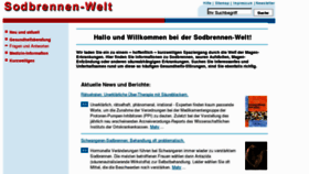 What Sodbrennen-welt.de website looked like in 2012 (11 years ago)