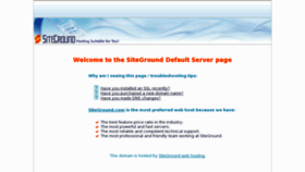 What Siteground161.com website looked like in 2012 (11 years ago)