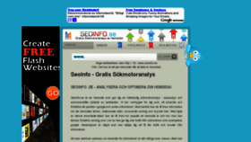 What Seoinfo.se website looked like in 2011 (13 years ago)