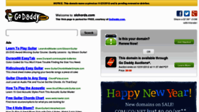 What Slchords.com website looked like in 2012 (11 years ago)