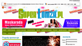 What Superlomza.pl website looked like in 2012 (11 years ago)