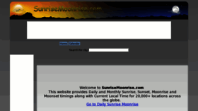 What Sunrisemoonrise.com website looked like in 2012 (11 years ago)