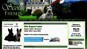 What Scottiefriends.com website looked like in 2013 (11 years ago)