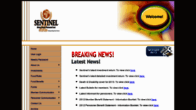 What Sentinelretirement.co.za website looked like in 2013 (11 years ago)