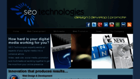 What Seotechnologies.com website looked like in 2013 (11 years ago)