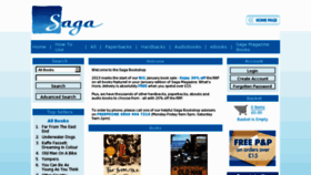 What Sagabookshop.co.uk website looked like in 2013 (11 years ago)