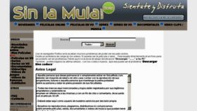What Sinlamula.com website looked like in 2013 (11 years ago)