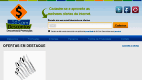 What Socomdesconto.com.br website looked like in 2013 (11 years ago)