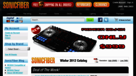 What Sonicfiber.com website looked like in 2013 (11 years ago)