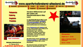 What Spanferkelbraterei-altesland.de website looked like in 2013 (11 years ago)