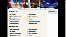 What Savealotsavings.com website looked like in 2013 (11 years ago)