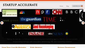 What Startupaccelerate.com website looked like in 2013 (11 years ago)