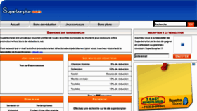 What Superbonplan.com website looked like in 2013 (11 years ago)
