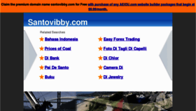 What Santovibby.com website looked like in 2013 (11 years ago)