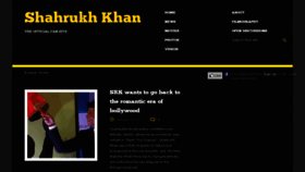 What Shahrukh.com website looked like in 2013 (11 years ago)