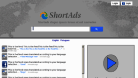 What Short-ads.com website looked like in 2013 (11 years ago)