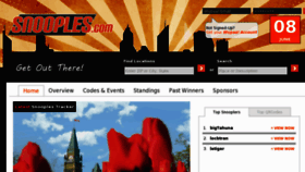 What Snooples.com website looked like in 2013 (11 years ago)