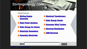 What Stirlingenergy.com website looked like in 2013 (11 years ago)