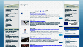 What Szczawnica.pl website looked like in 2013 (13 years ago)