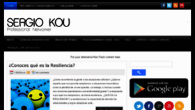 What Sergiokou.com website looked like in 2013 (11 years ago)